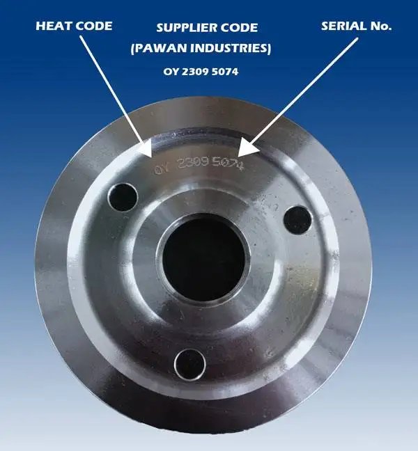 Product traceability code marking on machined parts at Pawan Industries